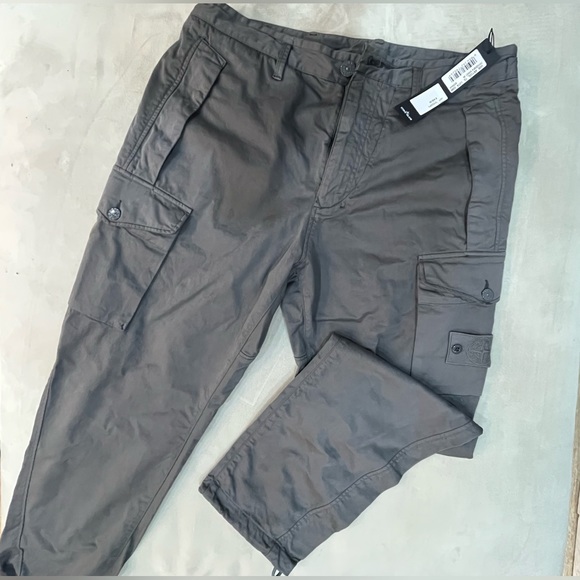 Stone Island cargo pants/adjustable at ankles